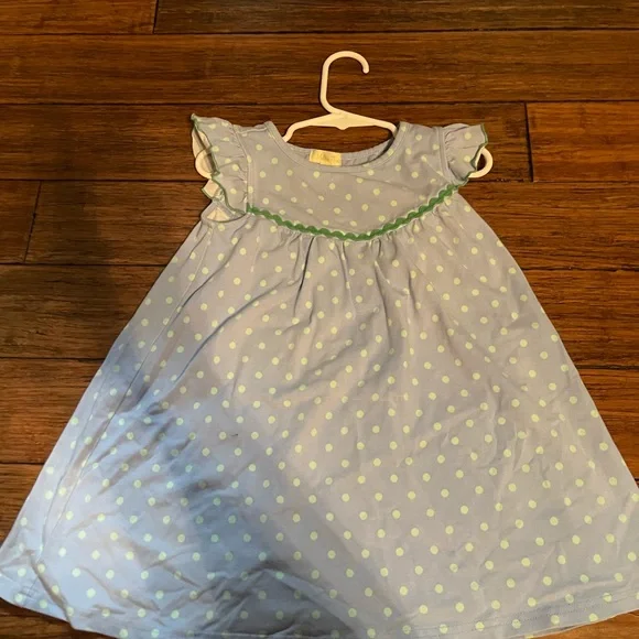 slim fit dress slacks Luli & Me Girls Deluxe Velvet Dress - Lace Collar - Ribbon Sash main image 1